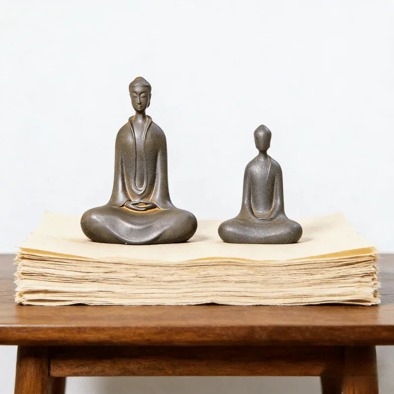 Antique-Style Northern Wei Cast Iron Buddha