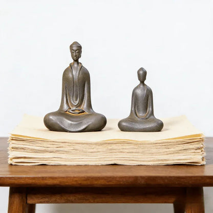 Antique-Style Northern Wei Cast Iron Buddha