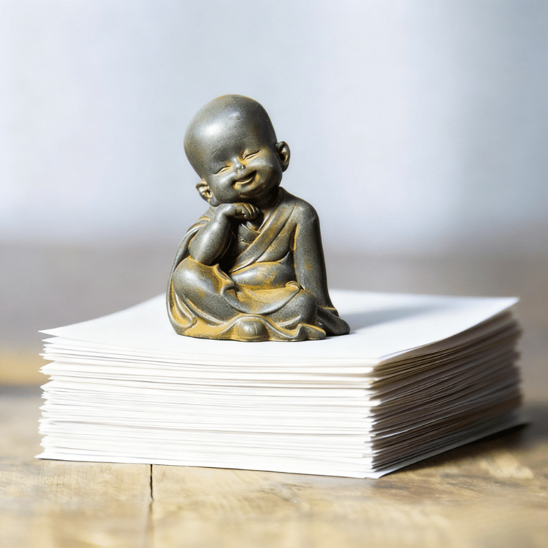 Novice Monk Paperweight.