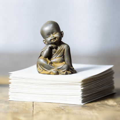 Novice Monk Paperweight.