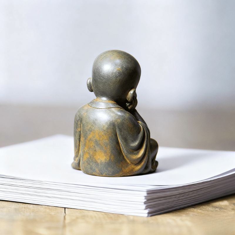 Novice Monk Paperweight.